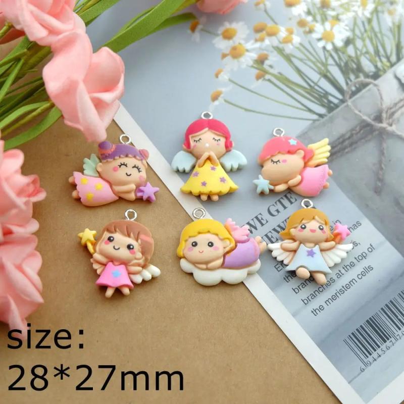 Angel Charms for Jewelry Making DIY Pendants Bulk