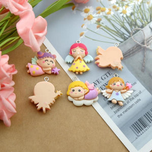 Angel Charms for Jewelry Making DIY Pendants Bulk