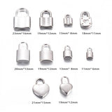 10pcs Stainless Steel Lock Charm DIY Pendant Jewelry Making