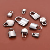 10pcs Stainless Steel Lock Charm DIY Pendant Jewelry Making