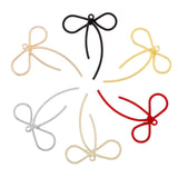 10 pcs High Spray Bow Charm Earring Necklace Alloy Charms