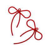 10 pcs High Spray Bow Charm Earring Necklace Alloy Charms