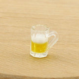 10pcs 3D Beer Cup Charms for DIY Earring Keychain Making