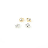 50PCS Charms Star Round Heart Shape With Rhinestone Pendants For Jewelry