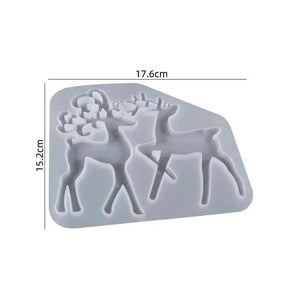 Christmas Elk Epoxy Resin Mold DIY Jewelry Making Tool