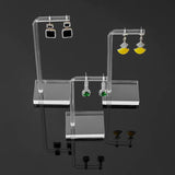 3pcs Acrylic Earring Display Stand Jewelry Showcase Organizer Holder