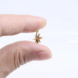 20pcs 12mm 3D Star Coin Charms Wholesales Necklace Earring Bracelet DIY
