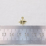 20pcs 12mm 3D Star Coin Charms Wholesales Necklace Earring Bracelet DIY
