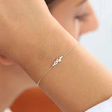 S925 Crystal Bracelet Chain Hypoallergenic Hand Ornament