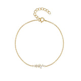 S925 Crystal Bracelet Chain Hypoallergenic Hand Ornament
