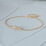 S925 Crystal Bracelet Chain Hypoallergenic Hand Ornament