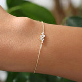 S925 Crystal Bracelet Chain Hypoallergenic Hand Ornament
