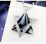Star of David Resin Pendant Necklace for Women