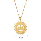 Yezidi Faith Pilgrimage Stainless Steel Necklace