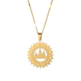 Yezidi Faith Pilgrimage Stainless Steel Necklace