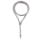 Punk Crystal Plated Magnetic Snake Necklace For Women