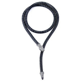 Punk Crystal Plated Magnetic Snake Necklace For Women