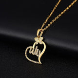 Arabic Women Gold Muslim Allah Charm Pendant Necklace Ramadan Gift