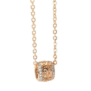 Rose Gold Waist Necklace for Women 585 Fine Jewelry Long Pendant