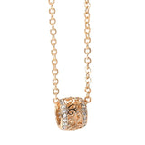 Rose Gold Waist Necklace for Women 585 Fine Jewelry Long Pendant