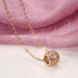 Rose Gold Waist Necklace for Women 585 Fine Jewelry Long Pendant