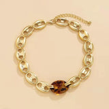 Hip Hop Clavicle Necklace for Women - Egirl Pig Nose Buckle Chain