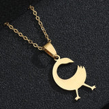 African Symbol Necklaces Adinkra Sankofa Ethnic Jewelry