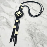 Rubber Jewelry Gothic Sweater Chains Big Necklaces Women Long Necklace