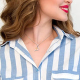 Heart & Cross Pendant Necklace for Women, Birthday Gift
