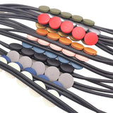 Long Statement Necklace Wood Jewelry Rubber Sweater Chain Women