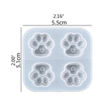 Cat Paw Keychain Silicone Mold for Epoxy Resin DIY