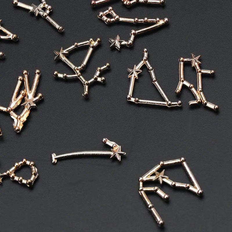 Constellation Metal Epoxy Mold Open Bezel Charm Jewelry Making