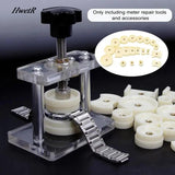 20Pcs Watch Crystal Back Case Cover Screw Press Presser Close Dies Kit