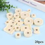 20Pcs Watch Crystal Back Case Cover Screw Press Presser Close Dies Kit