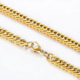 Men's Stainless Steel Cuban Chain Hip-Hop Jewelry