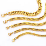 Men's Stainless Steel Cuban Chain Hip-Hop Jewelry
