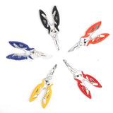 Multiuse Braid Scissor Fishing Plier Tool Hook Remover Split Ring Opener Tackle