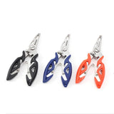 Multiuse Braid Scissor Fishing Plier Tool Hook Remover Split Ring Opener Tackle