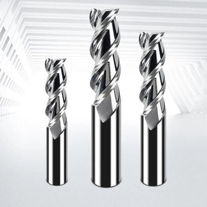 Hrc55 1-20mm 3 Flute Carbide End Mill for Aluminum and Wood
