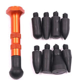 Dent Removal Tools Dent Repair Kit Tap Down Tools 9 Heads Tips Rubber Hammer