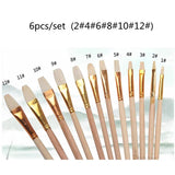 Pottery Tools Wool Brush for Ceramic Glaze/Painting