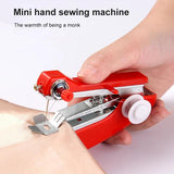 Portable Cordless Mini Sewing Machine Hand-Held DIY Apparel Sewing Fabric Tool