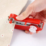 Portable Cordless Mini Sewing Machine Hand-Held DIY Apparel Sewing Fabric Tool