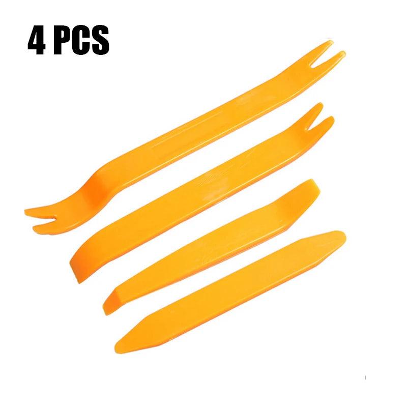 4Pcs Car Audio Disassembly Tool Pry Bar Door Panel Clip Rocker Crowbar