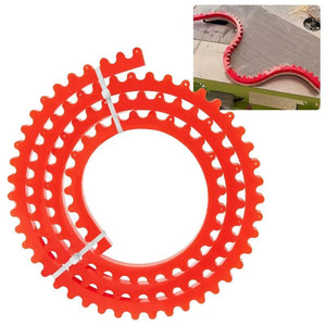 Flexible Curve Template Guide for Wood Board Cutting