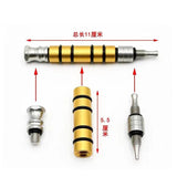 Titanium Alloy Car Dent Repair Tool Kit with Magnet Tappet Knocking Tool