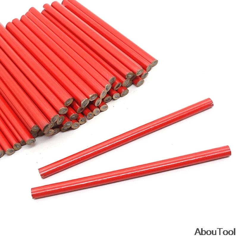 10pcs Carpenter Pencils Woodworking Pencil With Scale DIY Builder Joiners Tool
