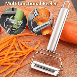 Stainless Steel Double-Head Vegetable Peeler