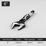 Adjustable Spanner Universal Key Nut Wrench Tool 6inch 8inch
