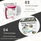Cupcake Batter Dispenser with Measuring Labels
